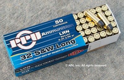 PPU .32 S&W Long 98gr WC / BOX 50