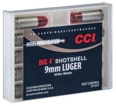 CCI 9MM LUGER SNAKE SHOT  / BOX 10