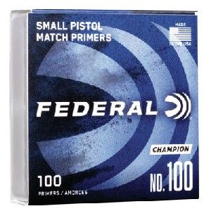 FEDERAL PRIMERS 100 SMALL PISTOL 100