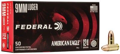 FEDERAL AMERICAN EAGLE 9x19 FMJ 115gr / BOX 100