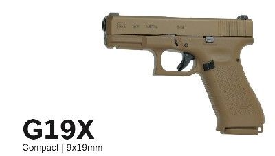 Glock 19X Coyote   9X19