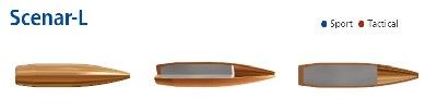 LAPUA BULLET 6MM 105 GR SCENAR-L (100)