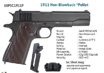 AIRSOFT PISTOL M1911 4.5MM
