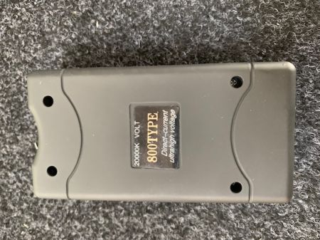 Stun Gun , rechargeable with light - black