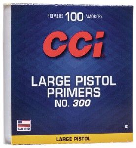 CCI  #300 PRIMERS LARGE PISTOL