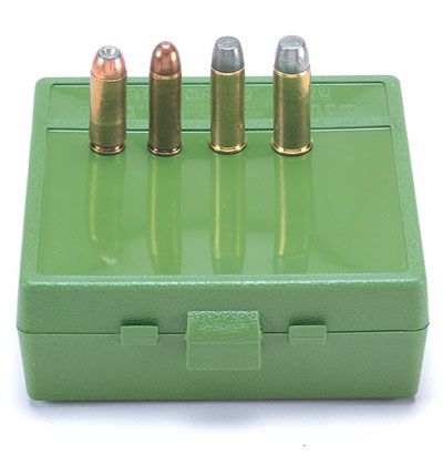 MTM PISTOL BOX 40/45 ACP GREEN (100)