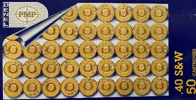 PMP 40 S&W 180 GR JHP / 50 BOX